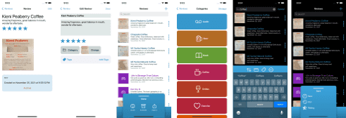 Example screenshots from Micro Reviews